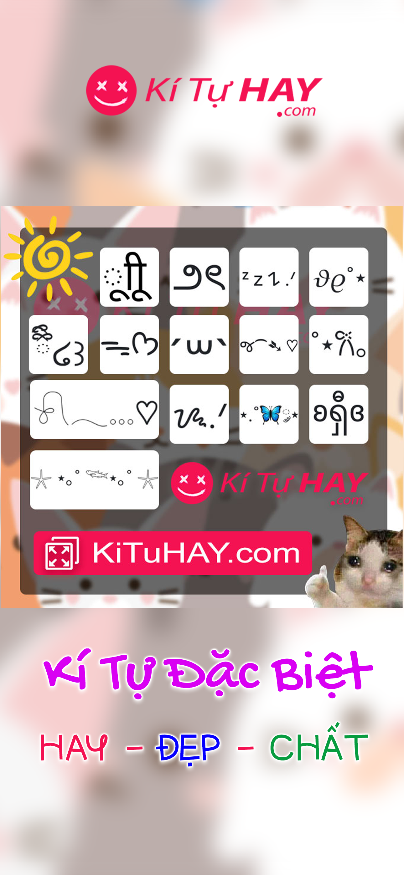 Kí Tự Đặc Biệt KiTuHay