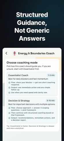 Productivity Coach - Hermes AI Screenshot 2 of 3