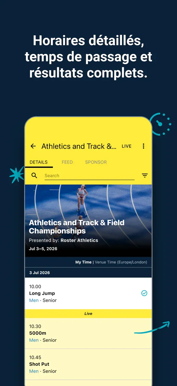 Screenshot #2 pour Roster Athletics & Courses