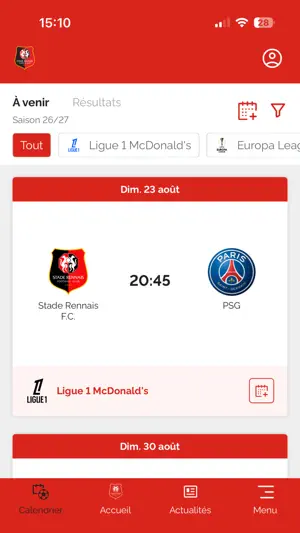 Stade Rennais screenshot 2
