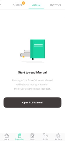 Motorcycle US DMV Permit test screenshot