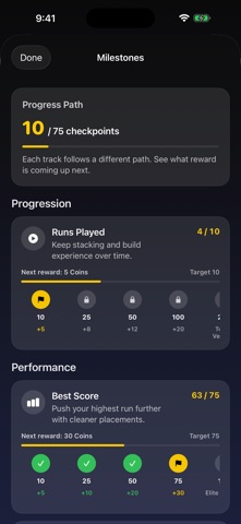 True Stack iPhone screenshot