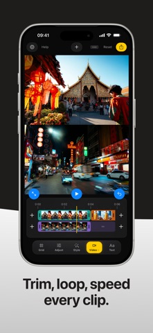 Collaj — Photo & Video Collage iPhone screenshot