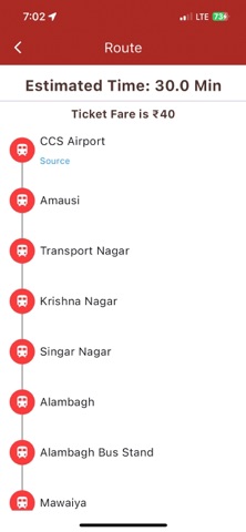 Lucknow Metro Timing & Route Screenshot 7 of 10