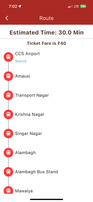Lucknow Metro Timing & Route Screenshot 7 of 10