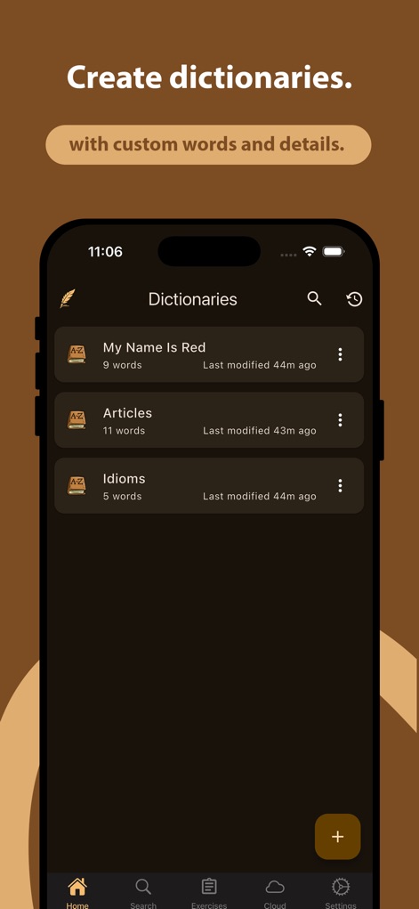 Create Dictionary - Education App | MWM