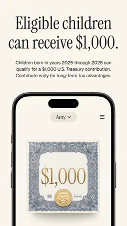 Trump Accounts: Official App screenshot 2