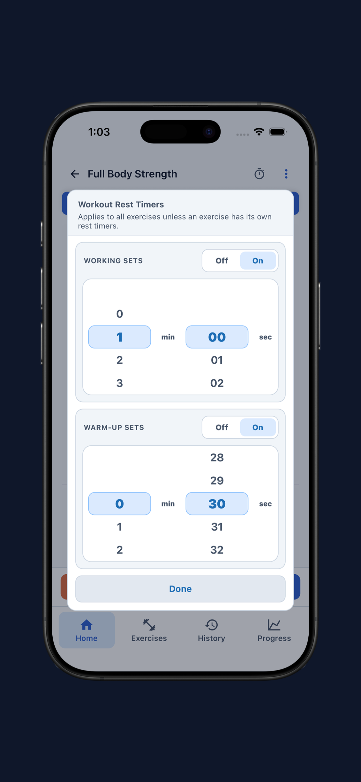 IronStack: Gym Workout Log