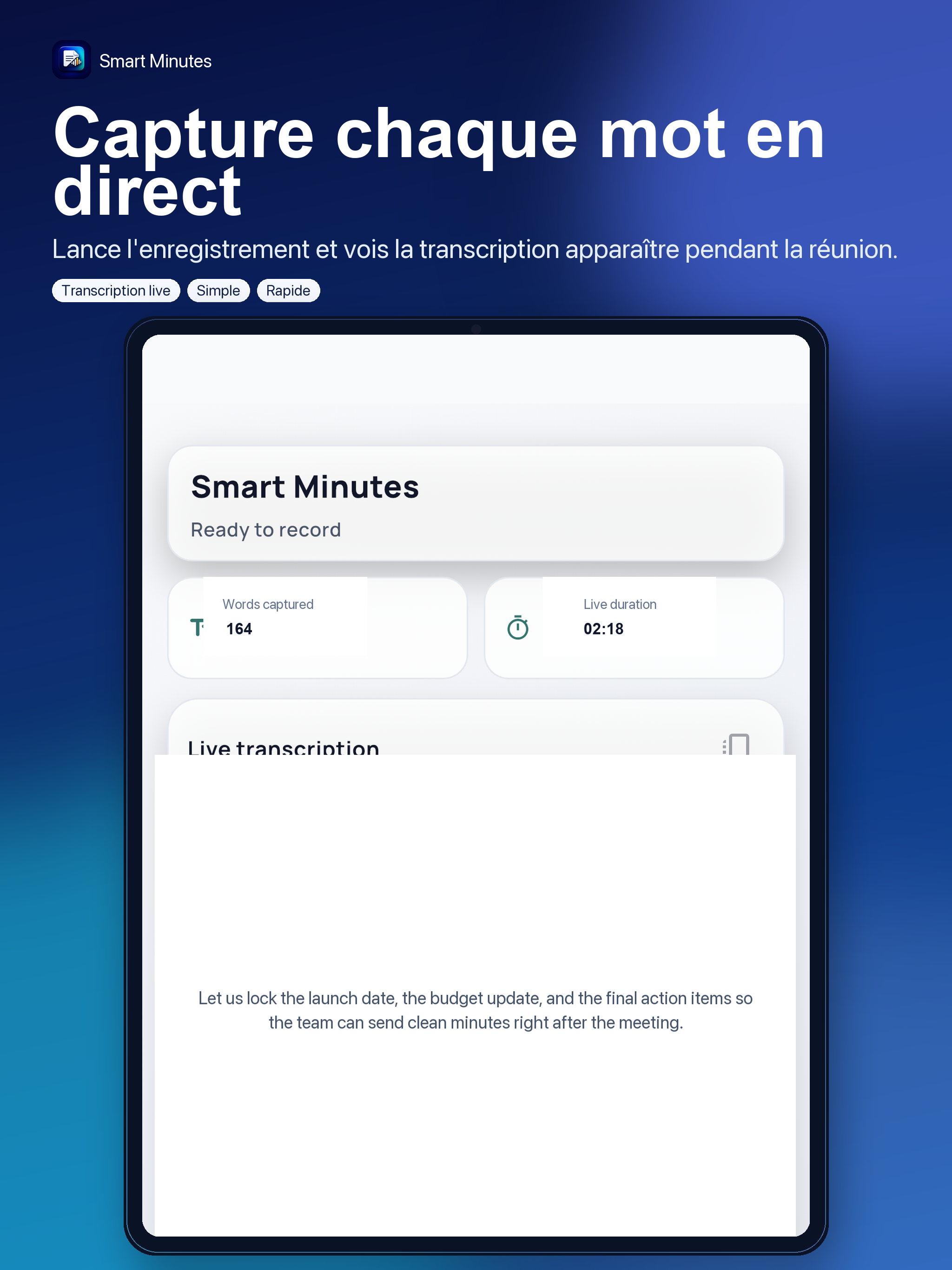 Smart Minutes: Meeting Notes