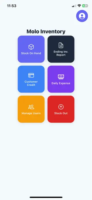 Molo Inventory app screenshot 3