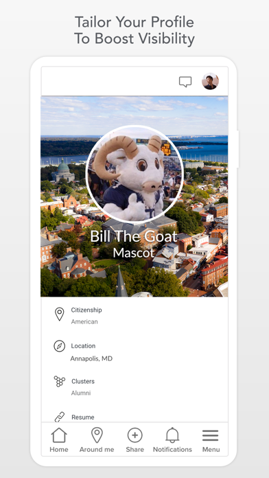 myUSNA iPhone screenshot 5 - Social Networking app