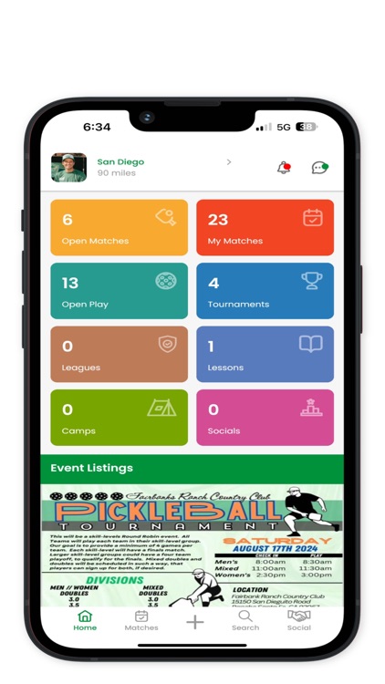 Main Court: Play Pickleball screenshot-3