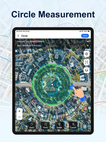 GPS Area Measure & Calculator iPad screenshot