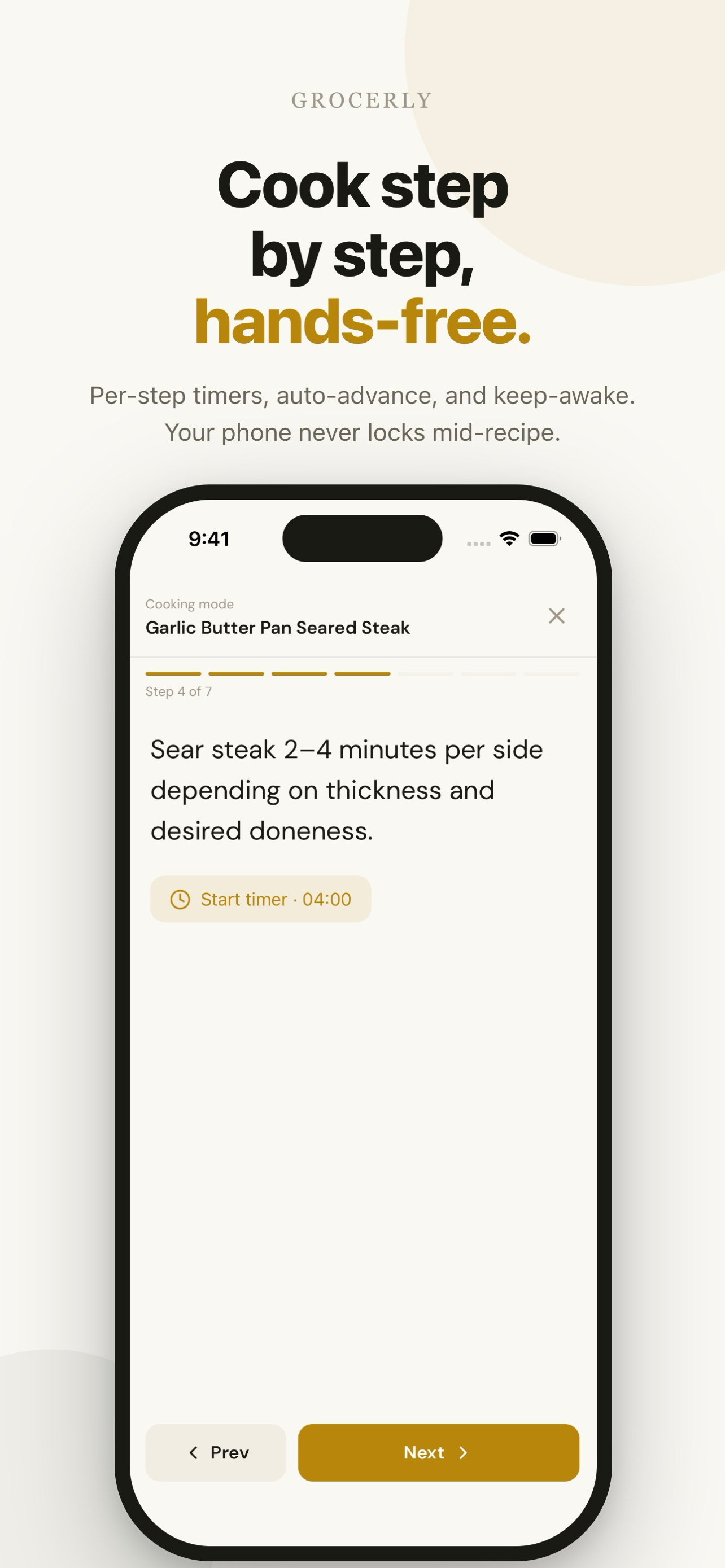 Grocerly: AI Recipe & Grocery screenshot 4