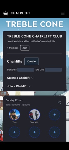 Chairlift App Screenshot 3 of 5