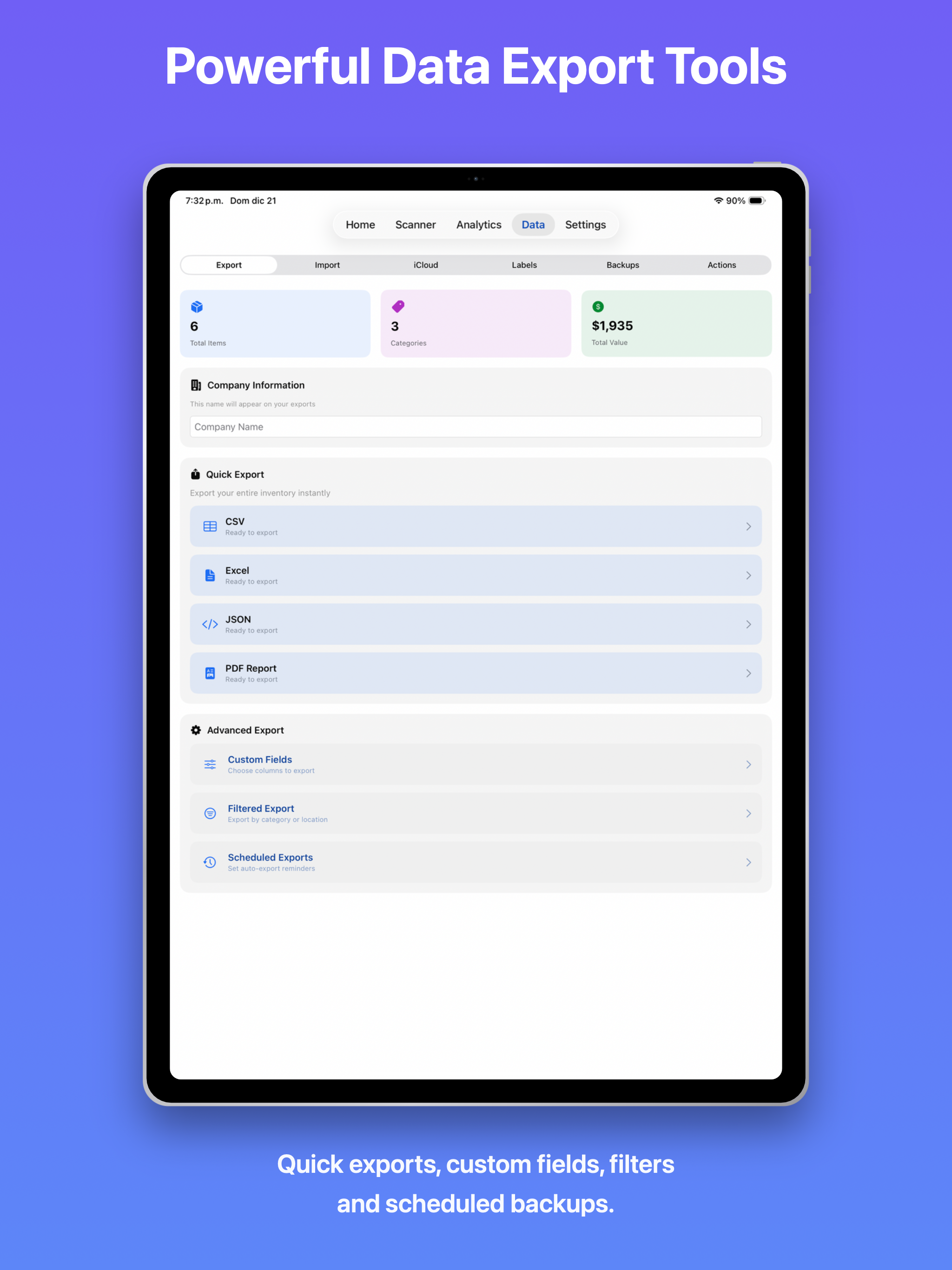 SnapShelf - Inventory