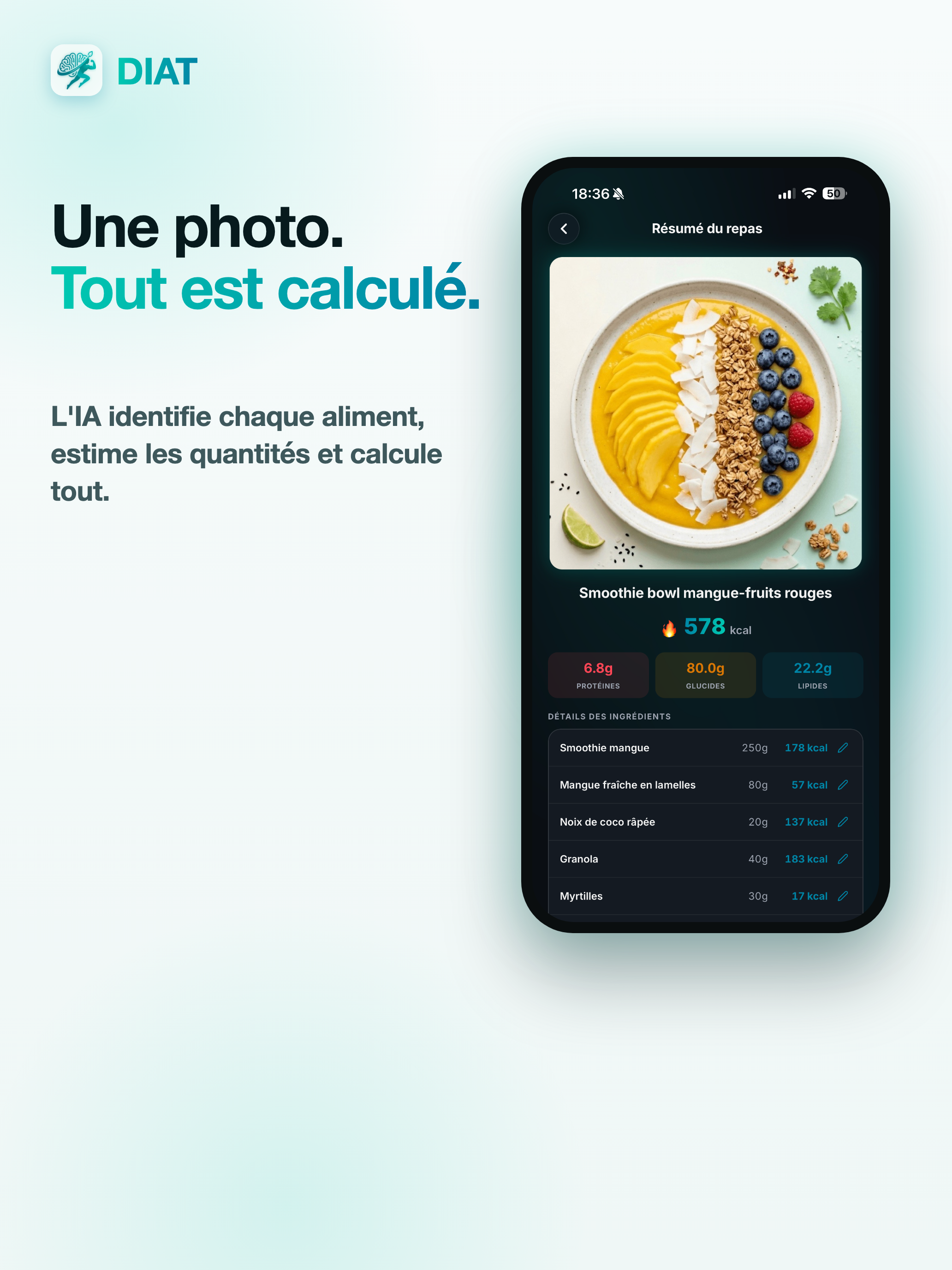 DIAT : Meal Scan & Calories screenshot 9