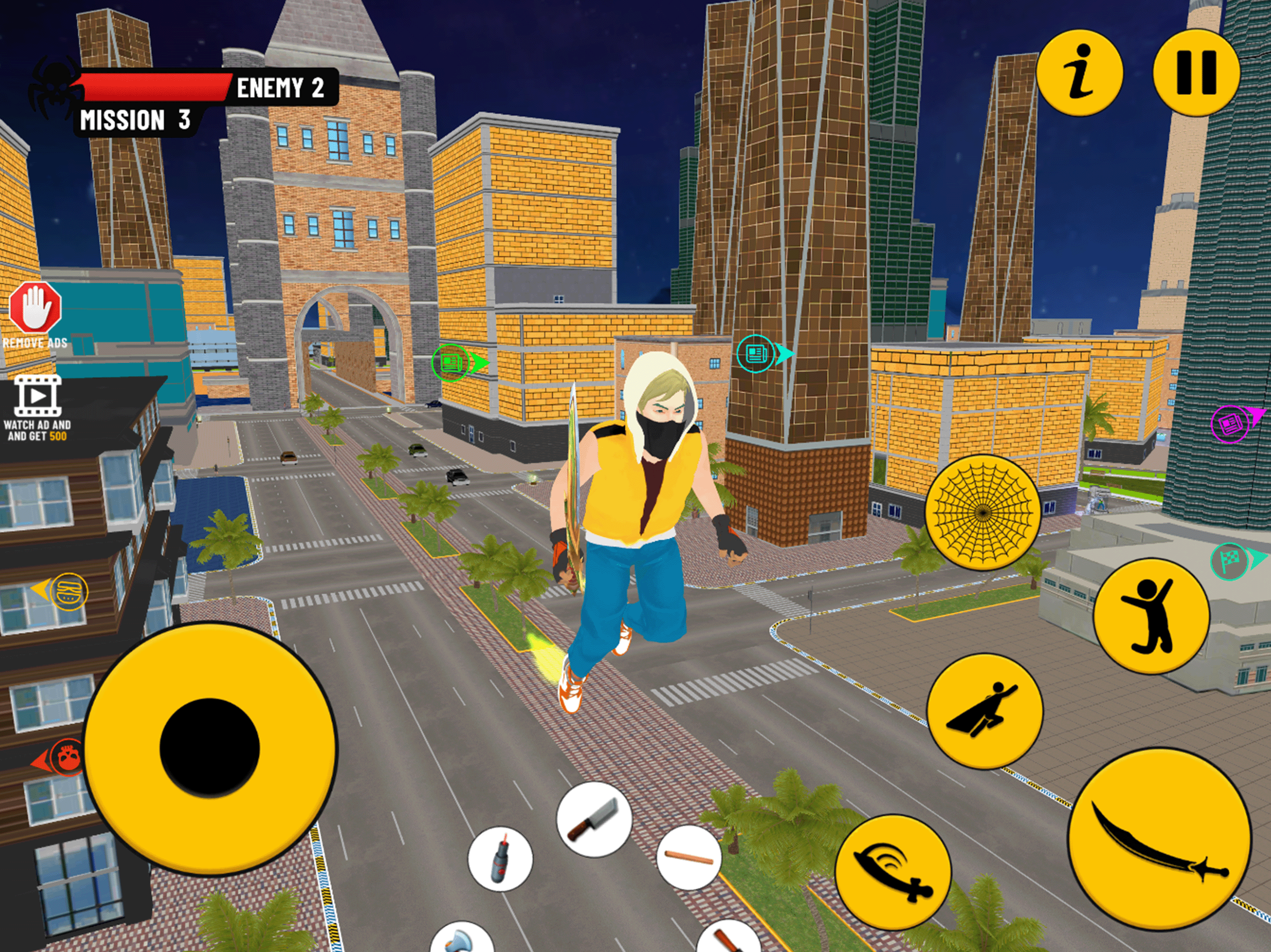 Super Flying Action Hero 3D screenshot 7