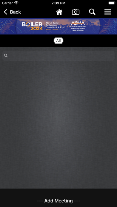 ABMA Events Screenshot