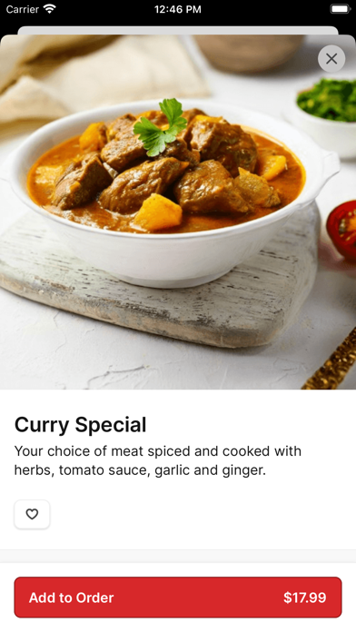 Buckeye Indian Grill iPhone screenshot 4 - Food & Drink app