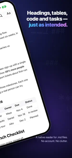 NexReader: Markdown Reader screenshot 2