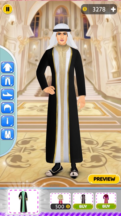 Prince Fashion Dressup Game Screenshot