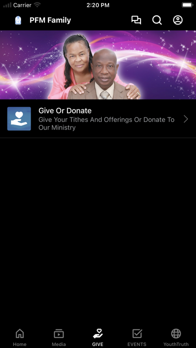 The Power of Faith Ministries Screenshot