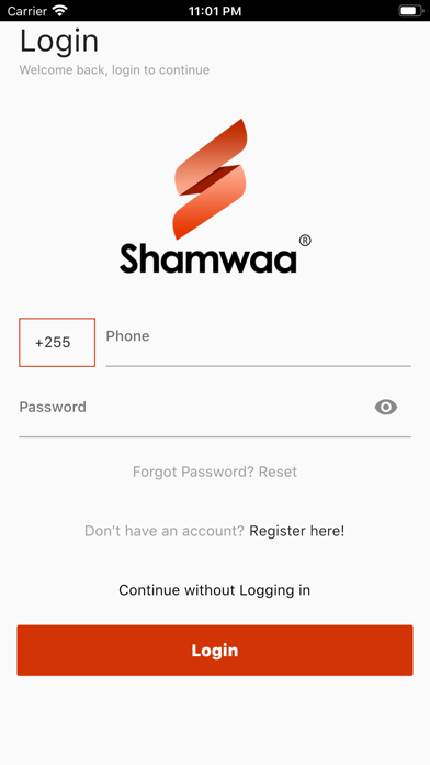 App screenshot