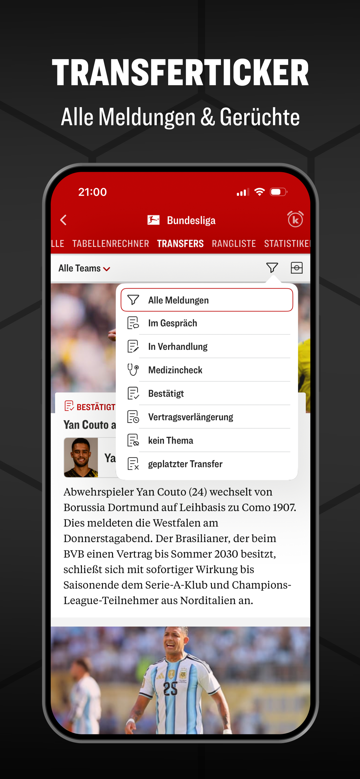 kicker Fußball News screenshot 4