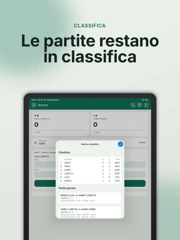 Burraco Score iPad screenshot