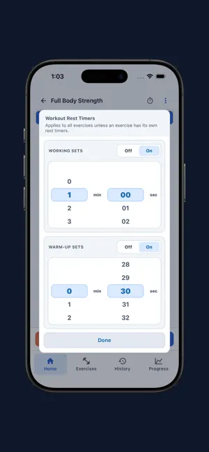 IronStack: Simple Workout Log screenshot 3