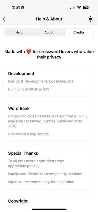 LocalOne Crosswords screenshot 5