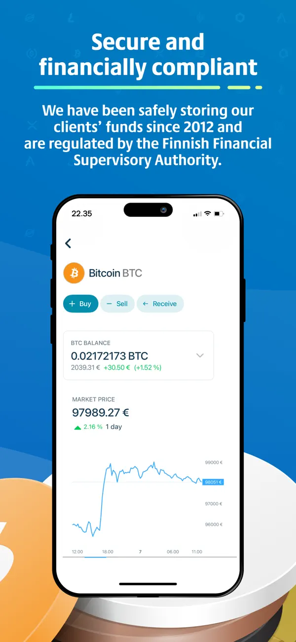 Screenshot #2 pour Coinmotion: Buy Bitcoin Easily
