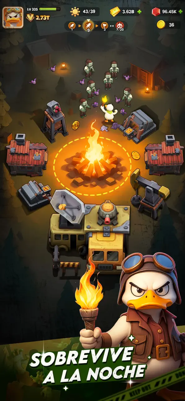 Duck Survival iOS Mod IPA screenshot 3 - iOS game interface