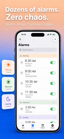 Alarm Pro: Calendar Alarms iPhone screenshot