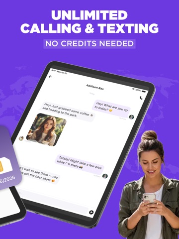 Text Phone Number: Talk Safe iPad screenshot