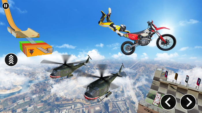 Offline Bike Stunt Racing Game