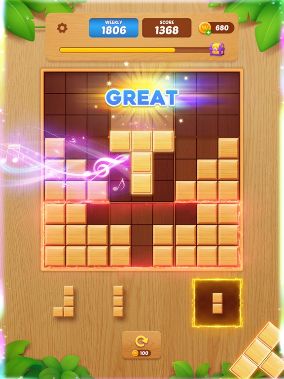 Screenshot #6 pour Block Crush: Wood Block Puzzle