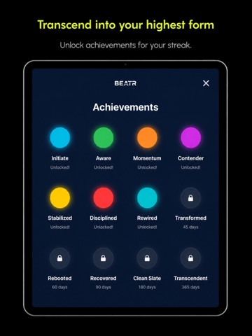 BEATR: Beat The Habit iPad screenshot