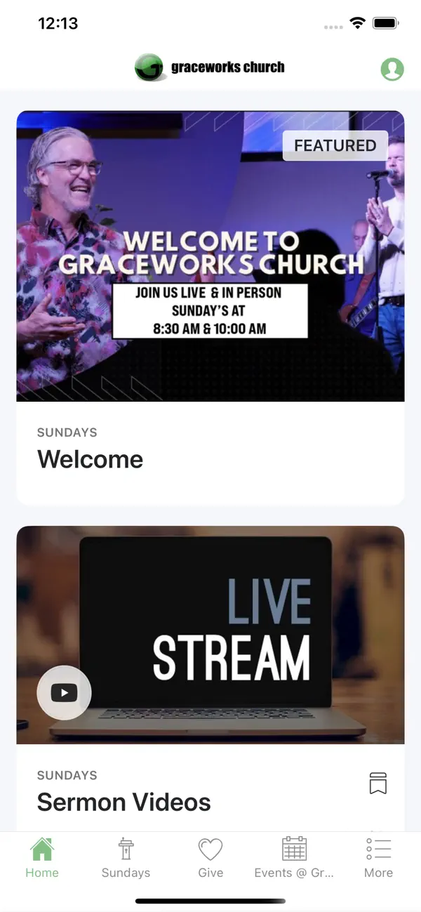 Screenshot #1 pour Graceworks Church