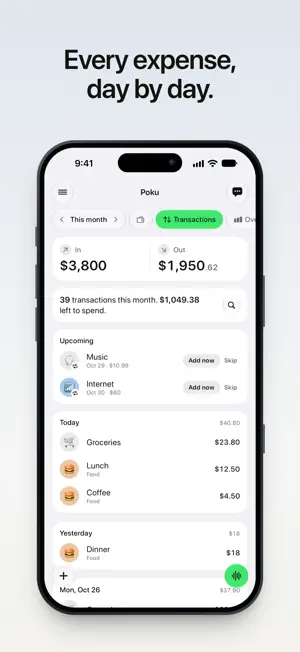 Poku: Money Manager & Budget screenshot 4