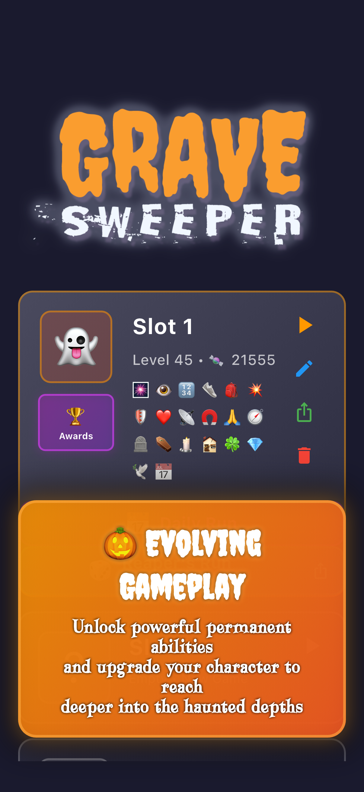 Gravesweeper screenshot 2