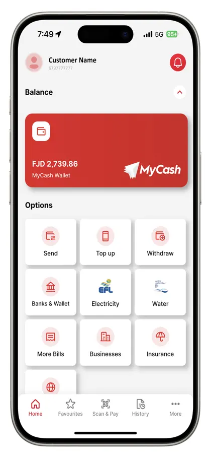 MyCash Digicel ekran görüntüsü 3 / 6