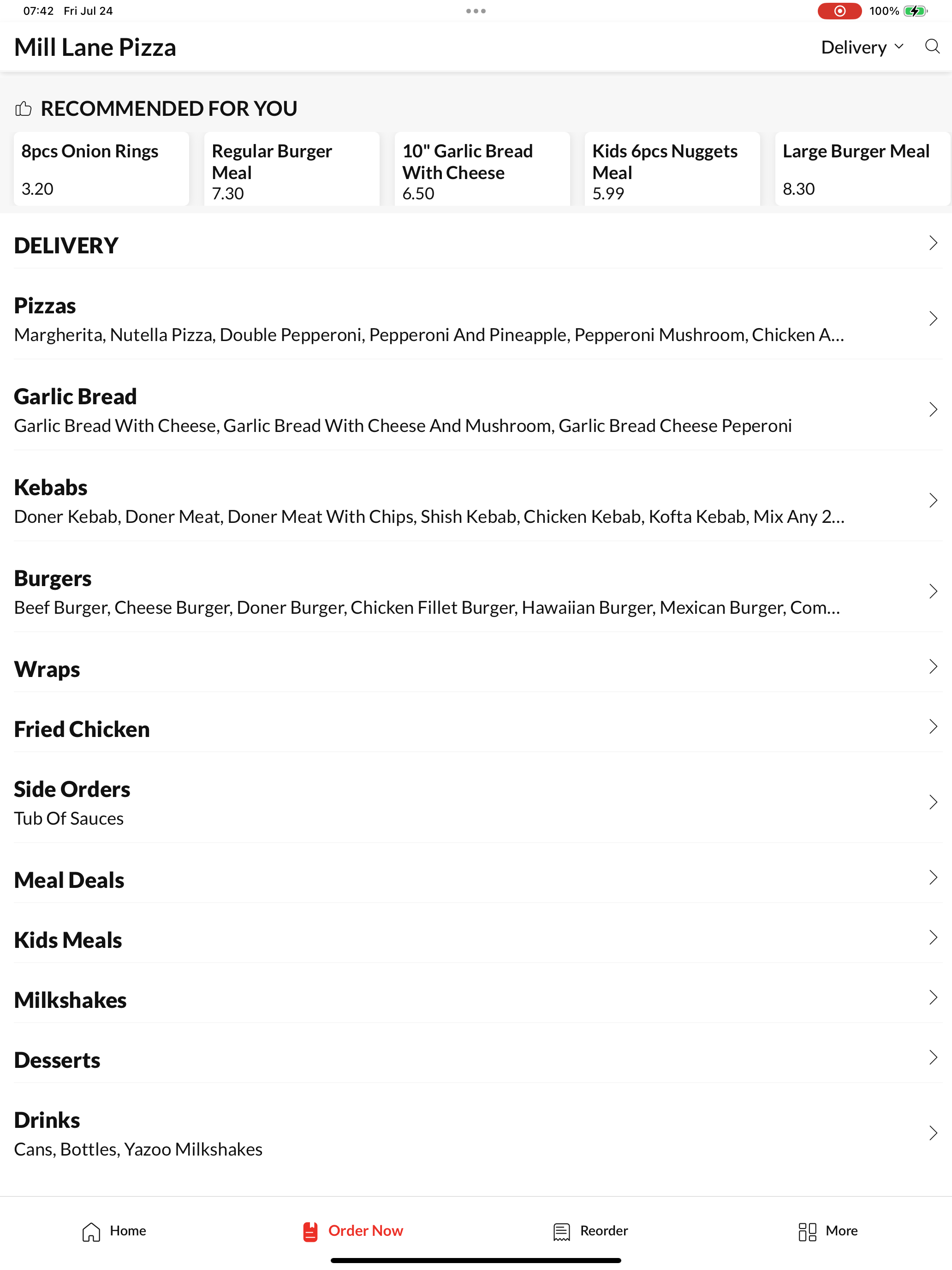 Mill Lane Pizza screenshot 7