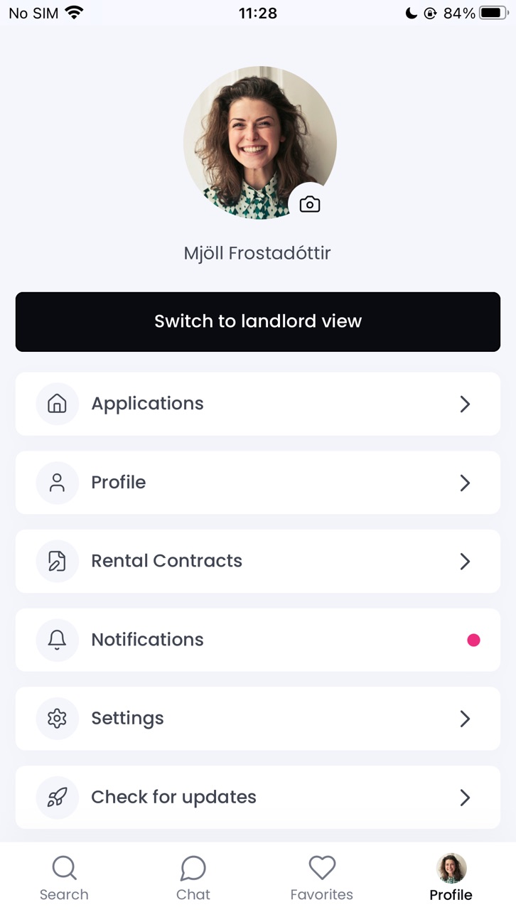 iPhone screenshot