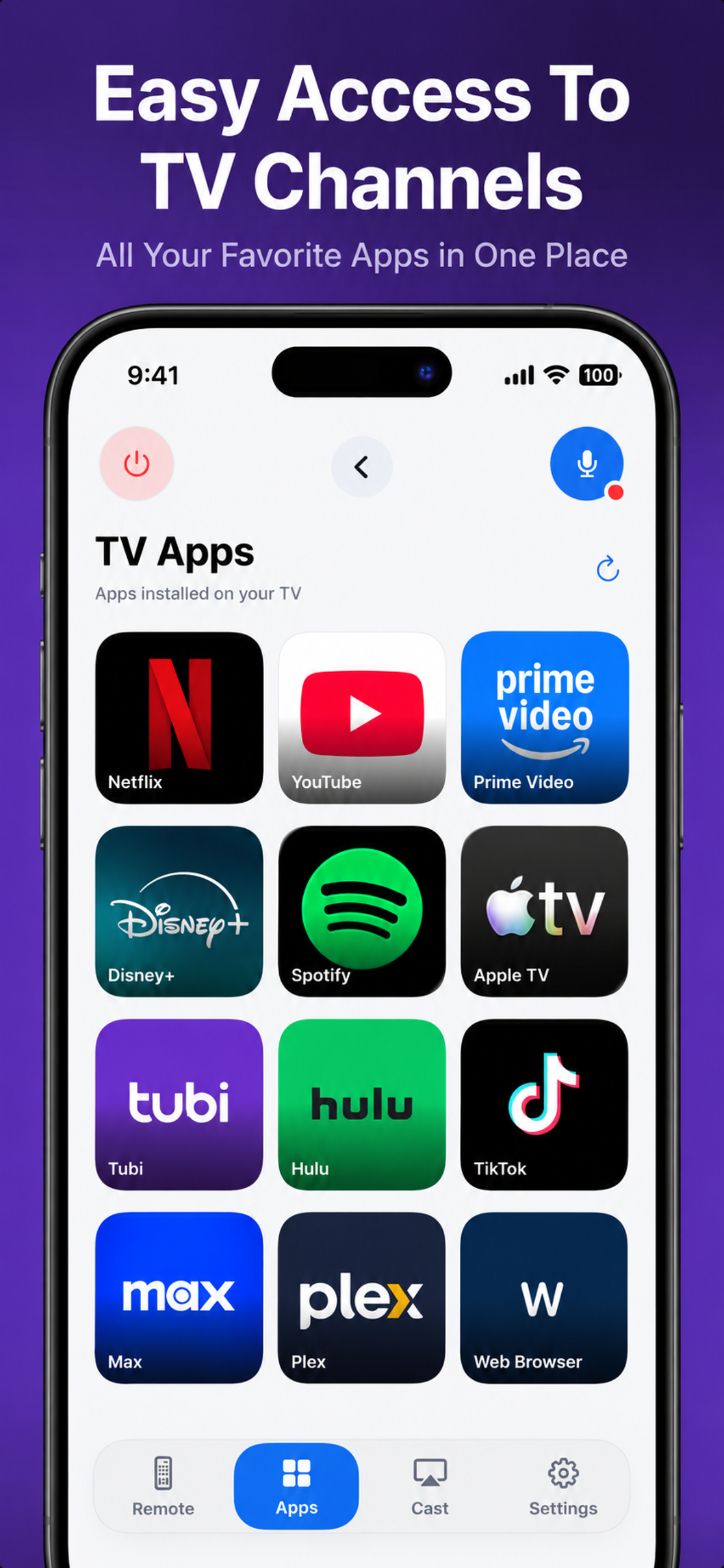 TV Remote & Smart Cast screenshot 4