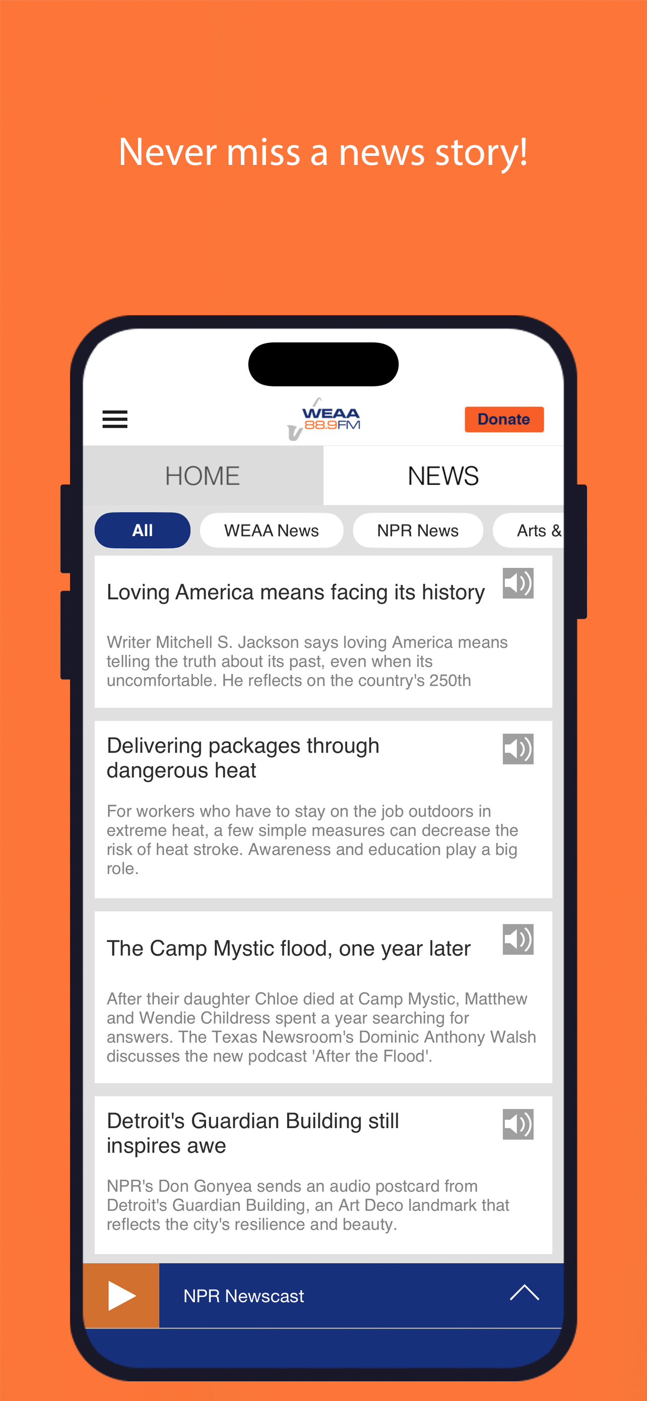WEAA Public Radio screenshot 3