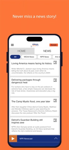 WEAA Public Radio app screenshot 3