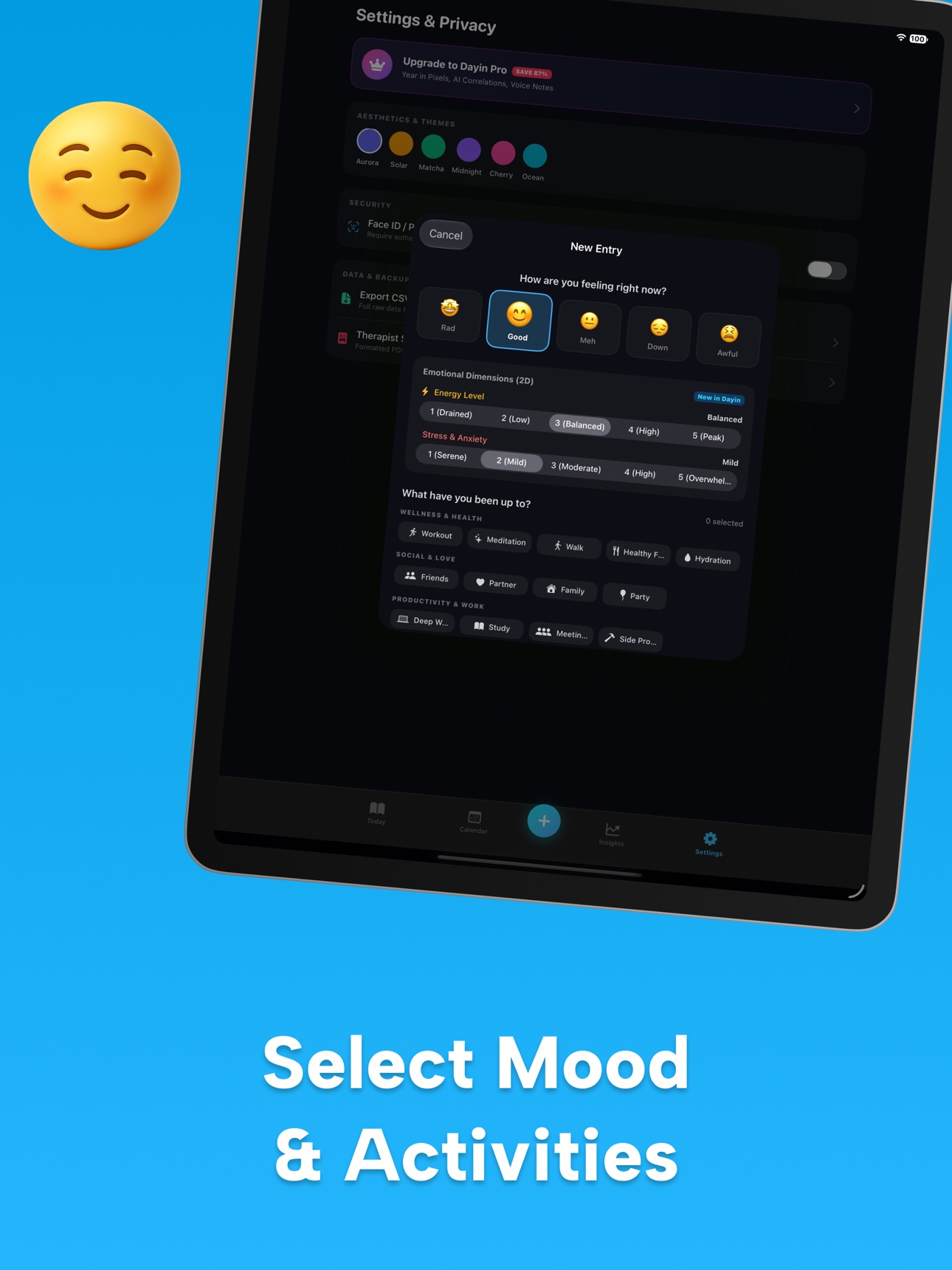 Screenshot 8 of Dayin Journal - Mood Tracker