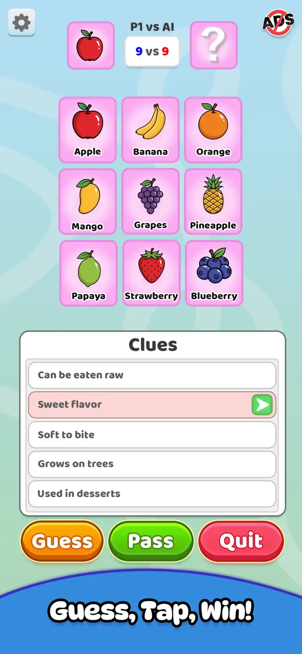 Screenshot #1 pour Guess Anything – Leisure Logic